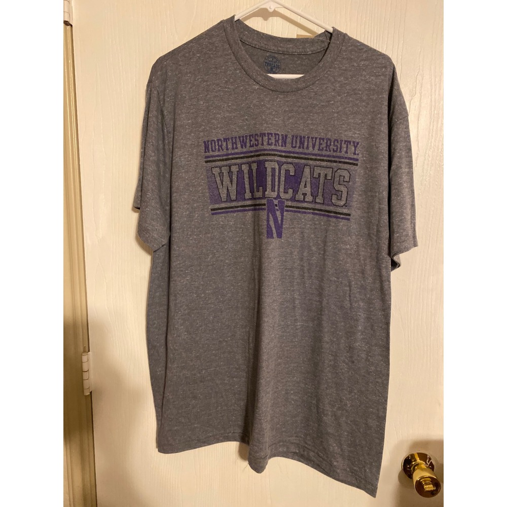 Rivalry Threads Northwestern University Wildcats T-Shirt Mens 2XL Gray NWT
0610